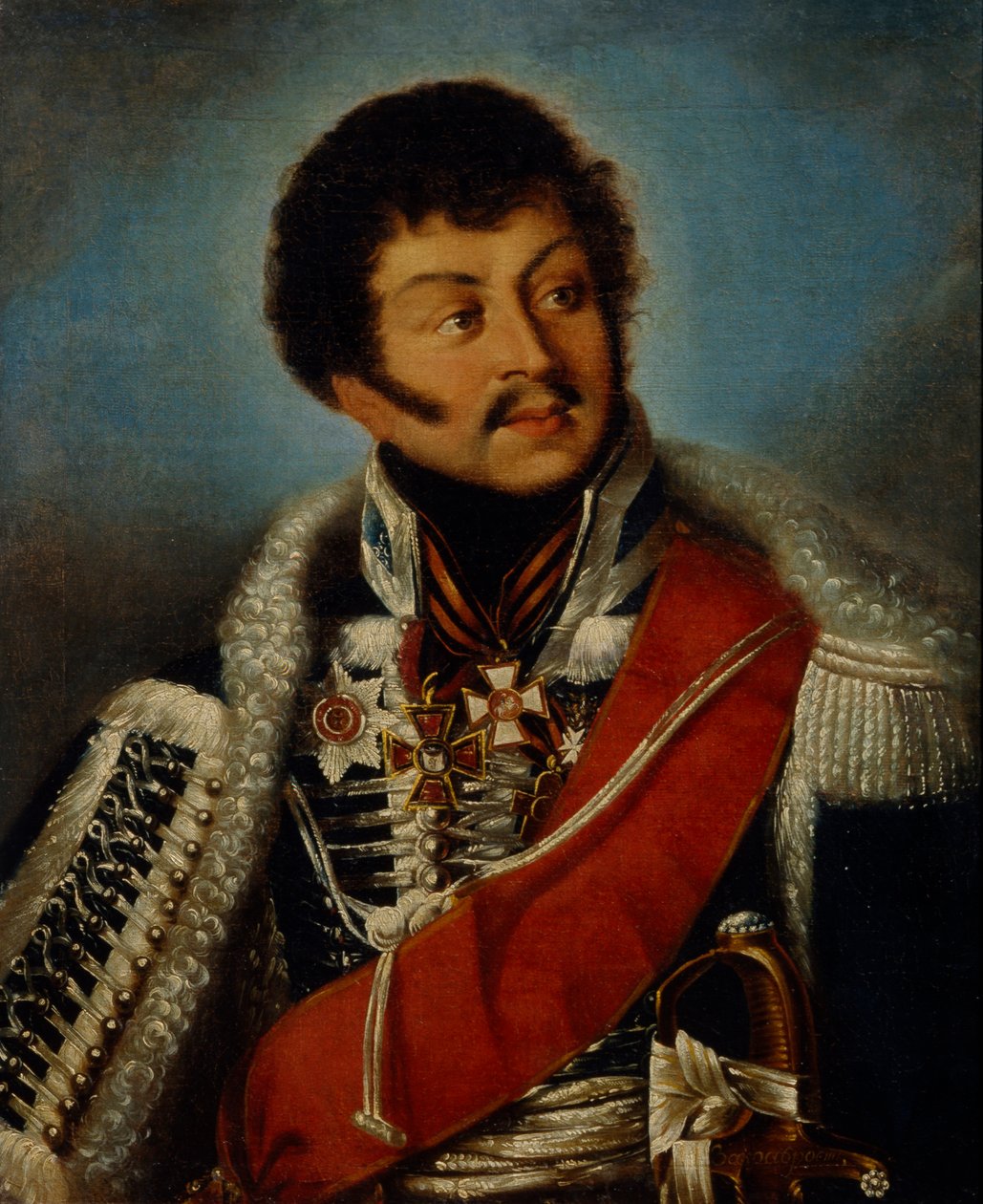 Porträtt av generalen Dmitry Dmitrievich Shepelev 1771-1841 av Unbekannt