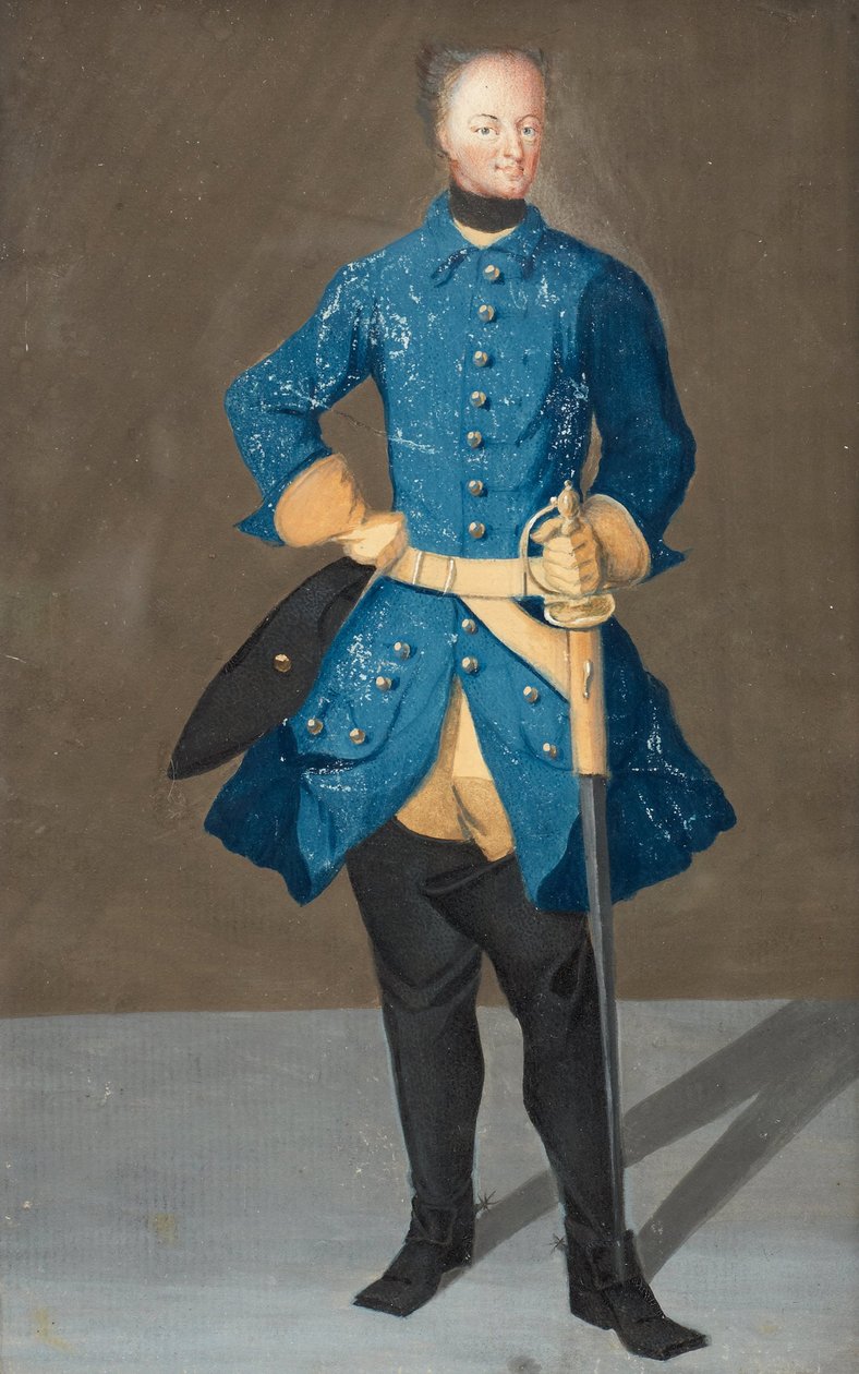 Porträtt av kung Karl XII av Sverige 1682-1718, 1710-talet av Unbekannt