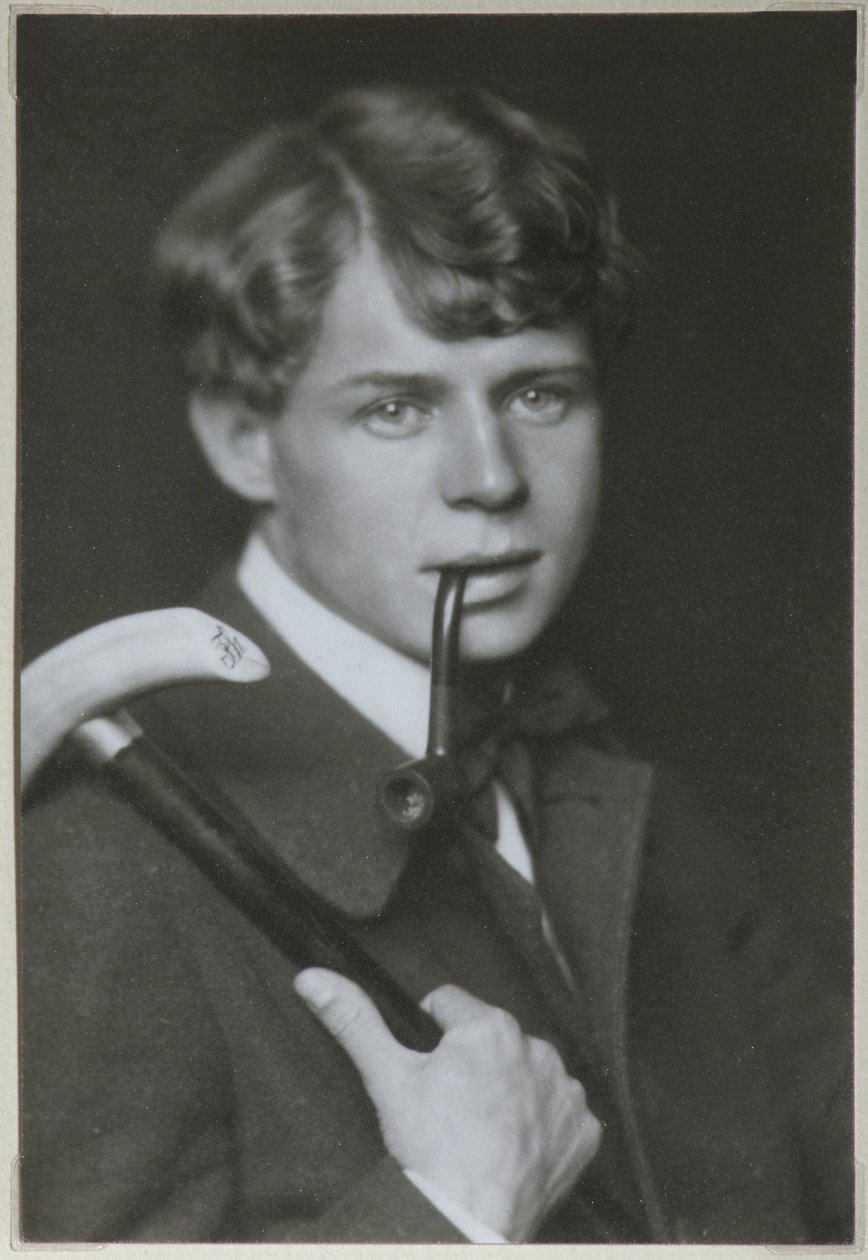 Porträtt av poeten Sergei Yesenin 1895-1925, 1919 av Unbekannt