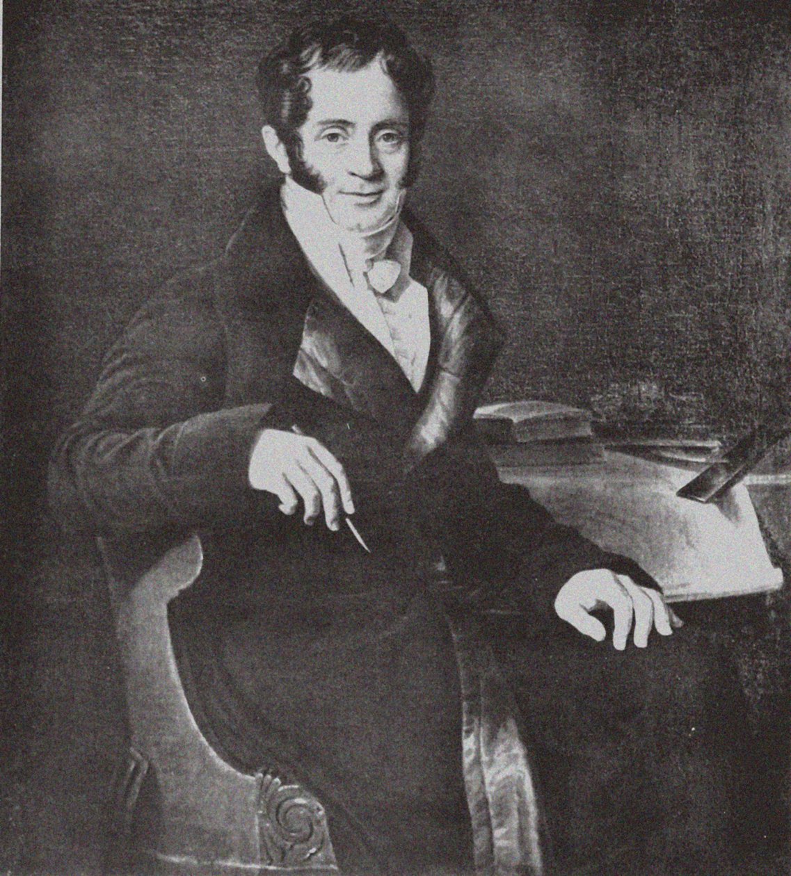 Porträtt av arkitekten Carlo Rossi 1775-1849 efter Ch. Mitoire av Unbekannt