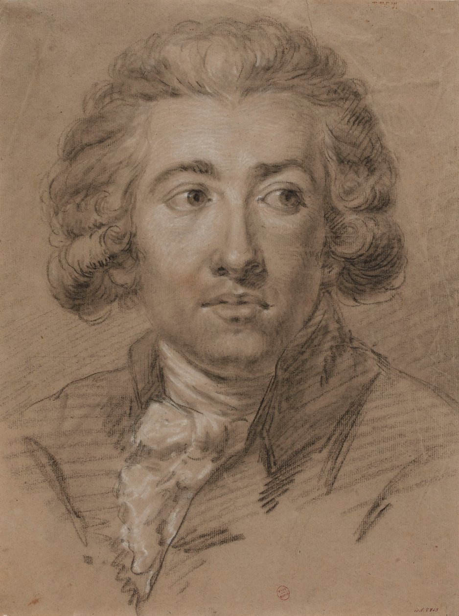 Porträtt av kompositören André Ernest Modeste Grétry 1741-1813, andra hälften av 1700-talet. av Unbekannt