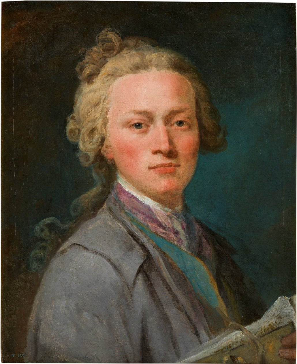 Porträtt av kompositören André Ernest Modeste Grétry 1741-1813, andra hälften av 1700-talet. av Unbekannt