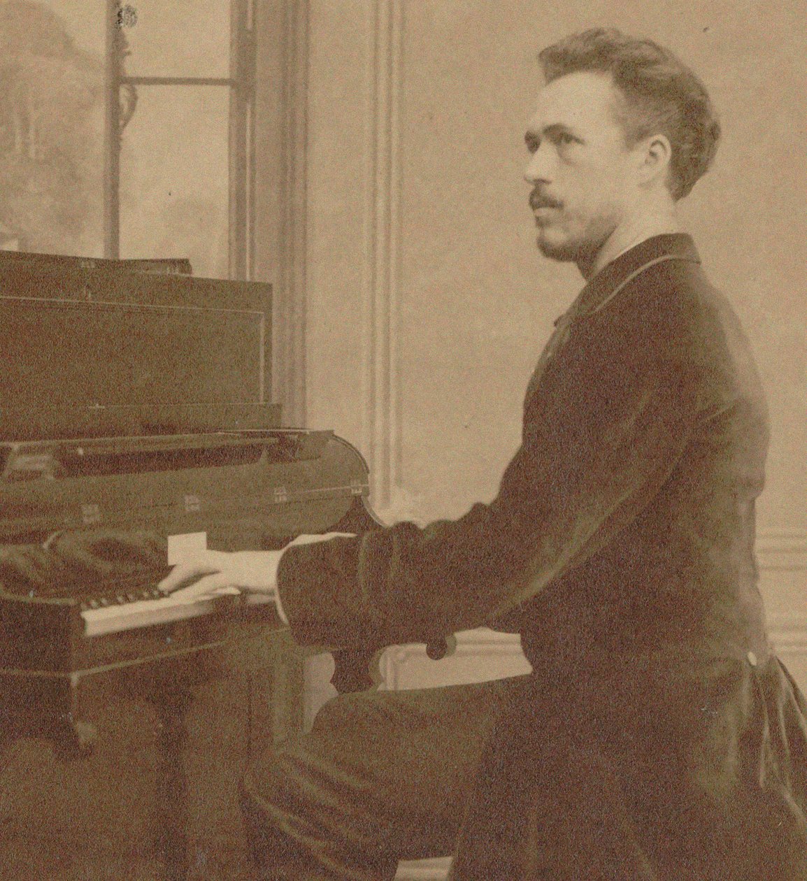 Porträtt av kompositören Benjamin Godard 1849-1895, 1882. av Unbekannt