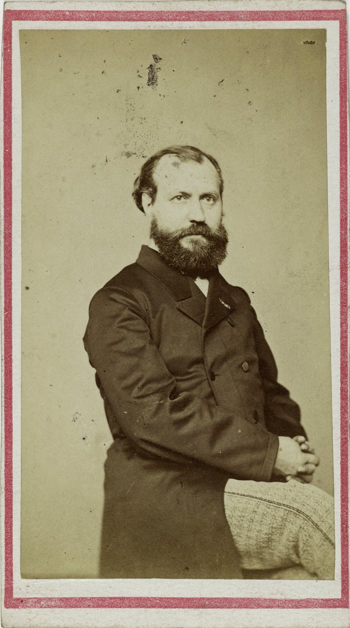 Porträtt av kompositören Charles Gounod 1818-1893, ca 1865. av Unbekannt