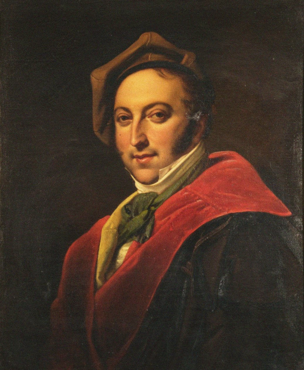 Porträtt av kompositören Gioachino Antonio Rossini 1792-1868. av Unbekannt