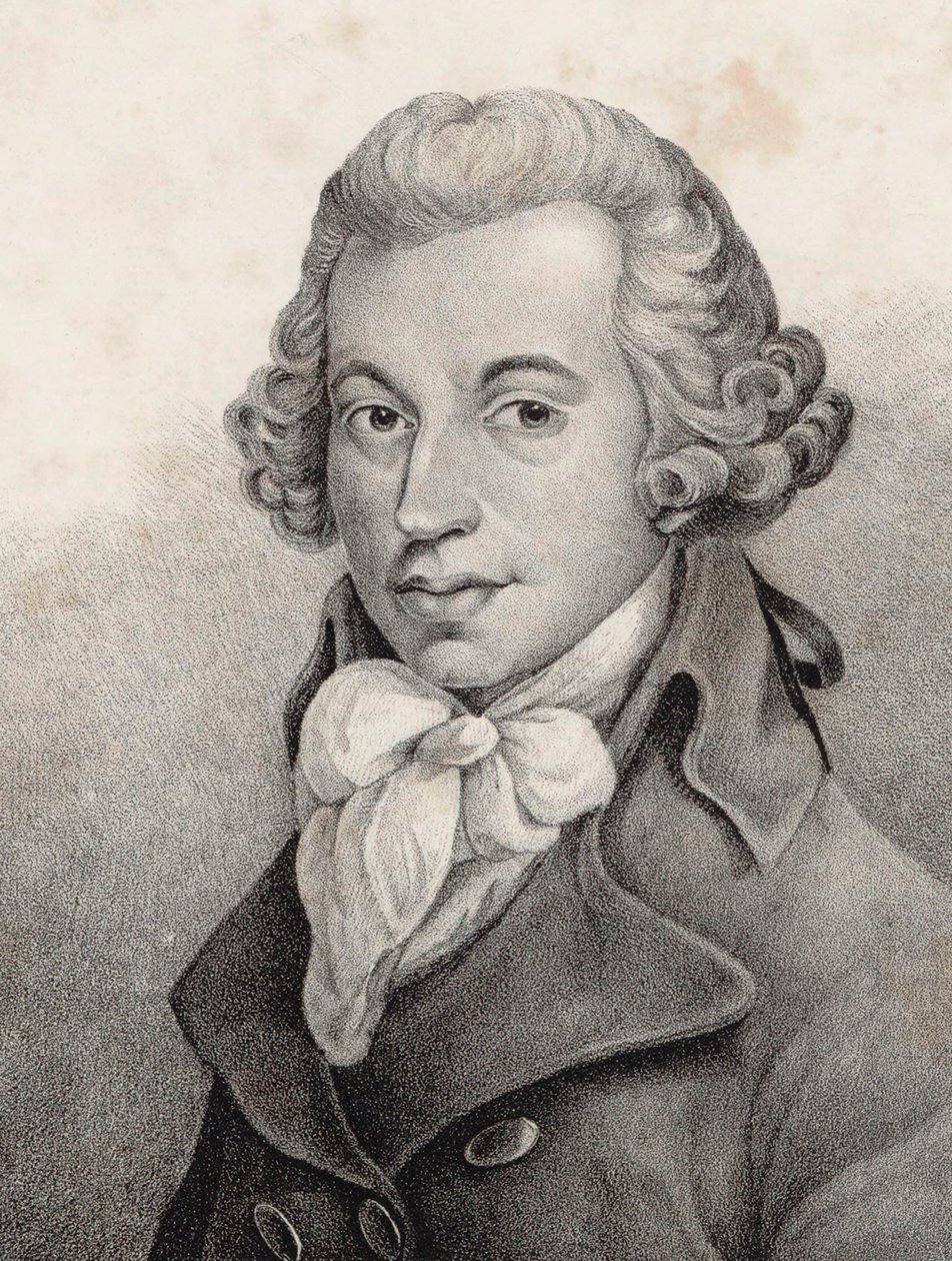 Porträtt av kompositören Ignace Pleyel 1757-1831. av Unbekannt