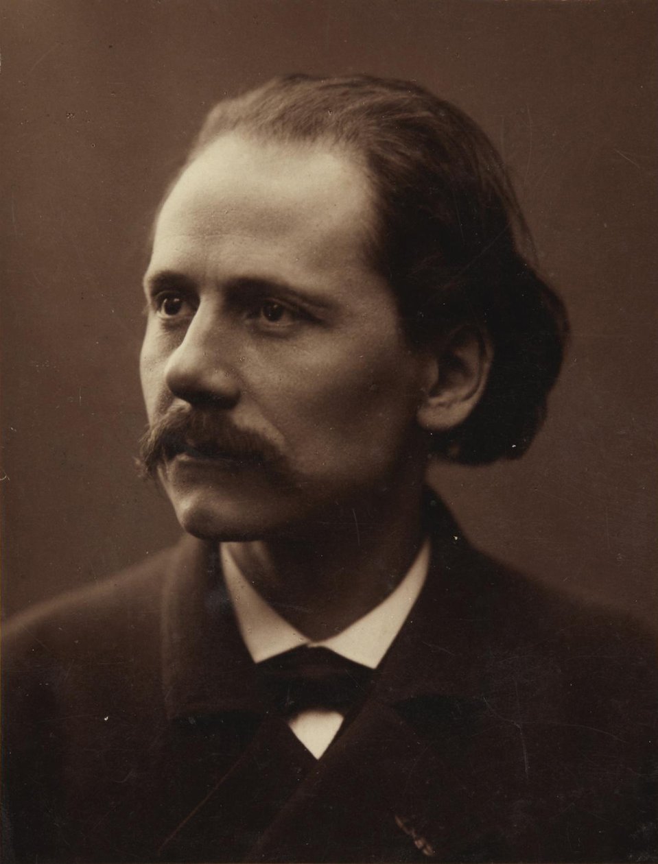 Porträtt av kompositören Jules Massenet 1842-1912, 1881. av Unbekannt