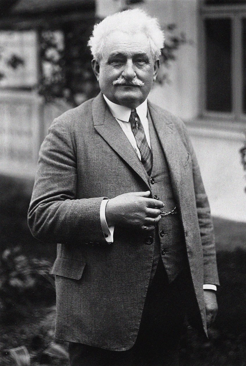 Porträtt av kompositören Leos Janacek 1854-1928. av Unbekannt