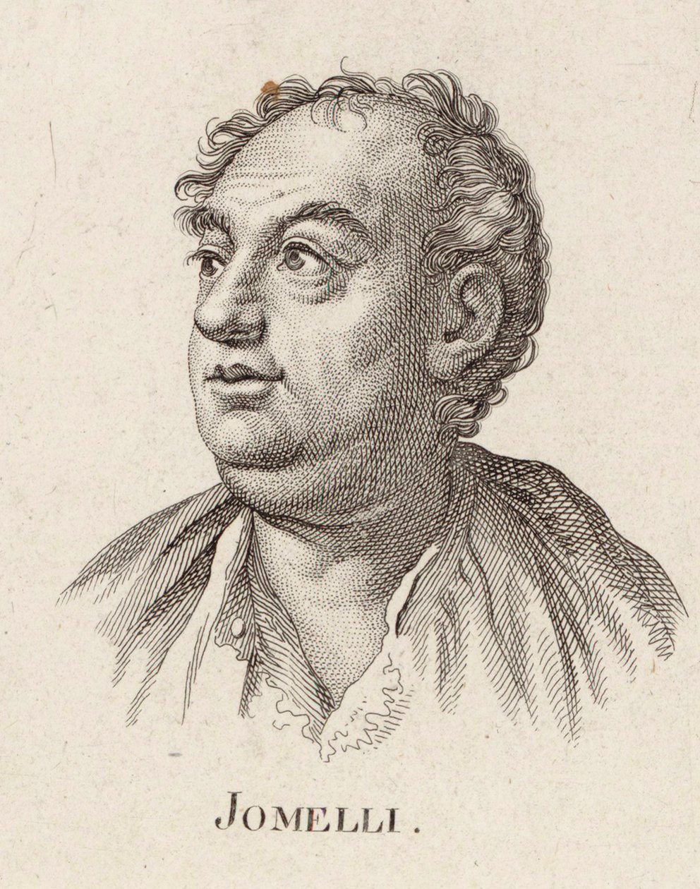 Porträtt av kompositören Niccolò Jommelli 1714-1774. av Unbekannt