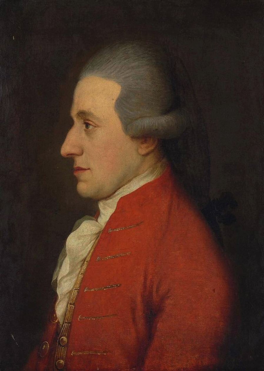 Porträtt av kompositören Wolfgang Amadeus Mozart Hagenauer Mozart, 1780-talet av Unbekannt