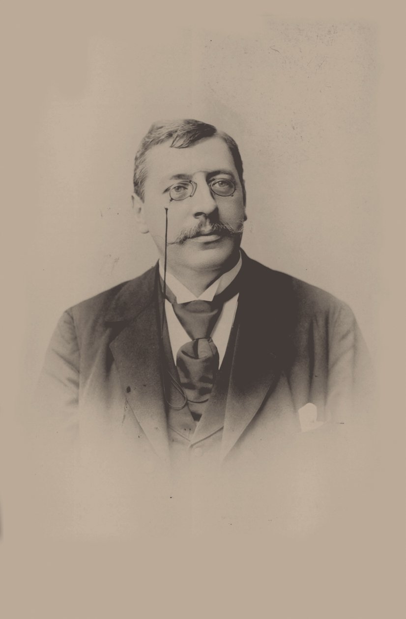 Porträtt av dirigenten och kompositören Felix Mottl 1856-1911. av Unbekannt