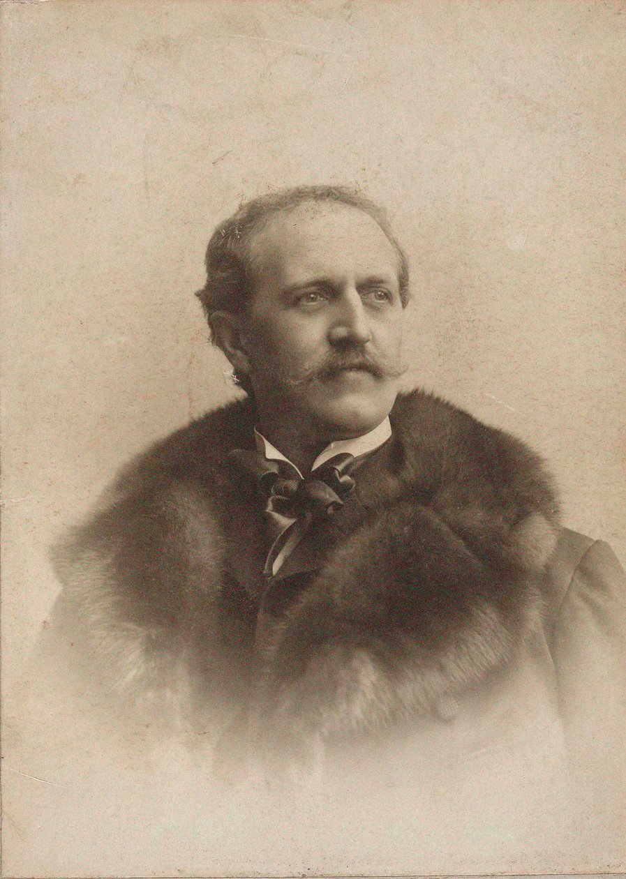 Porträtt av dirigenten och kompositören Hans Winderstein 1856-1925, ca. 1900. av Unbekannt