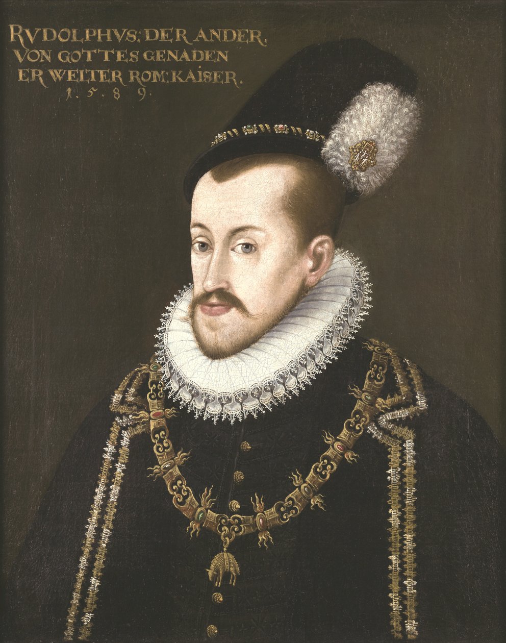 Porträtt av kejsaren Rudolf II av Unbekannt