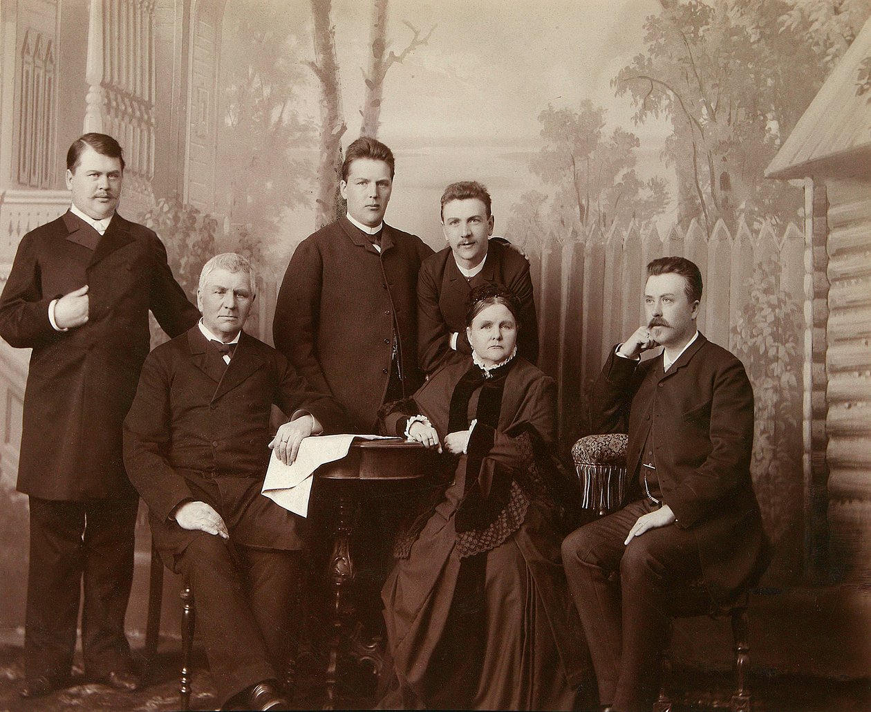 Porträtt av familjen Sophia Perovskaya, 1860-talet av Unbekannt