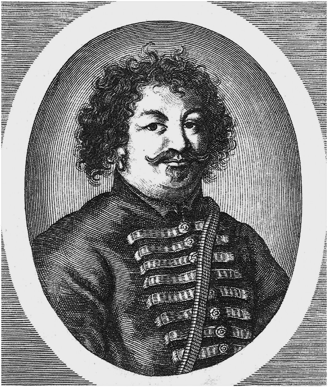 Porträtt av ledaren för ett kosackuppror Stepan Stenka Razin 1630-1671 av Unbekannt