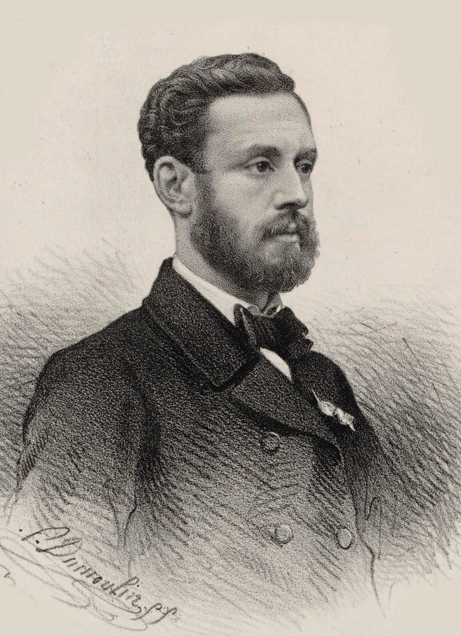 Porträtt av organisten och kompositören Louis James Alfred Lefébure-Wely 1817-1869, 1855. av Unbekannt