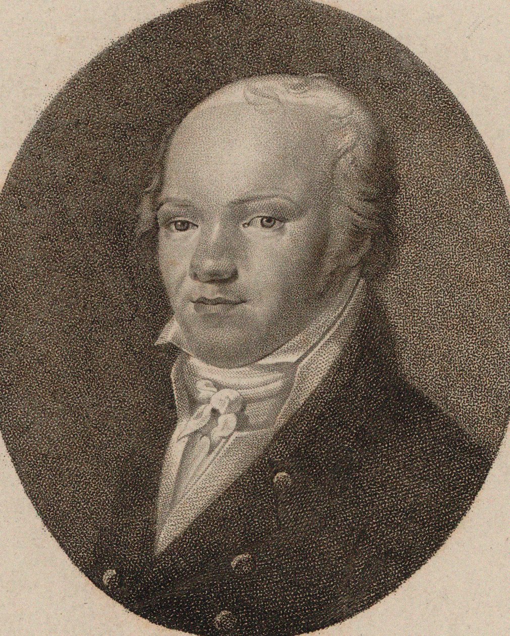 Porträtt av violinisten och kompositören Andreas Romberg 1767-1821, ca. 1800. av Unbekannt