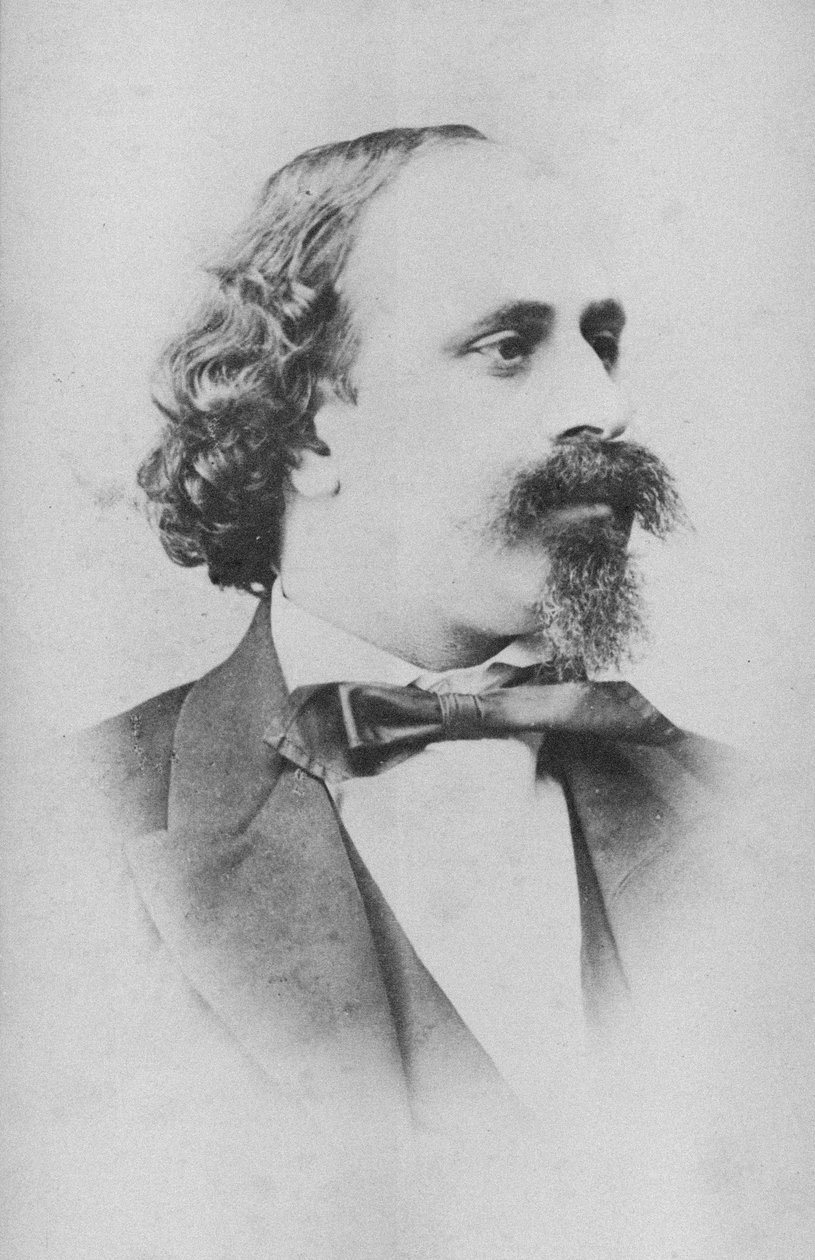 Porträtt av violinisten och kompositören Moritz Kässmayer 1831-1884. av Unbekannt