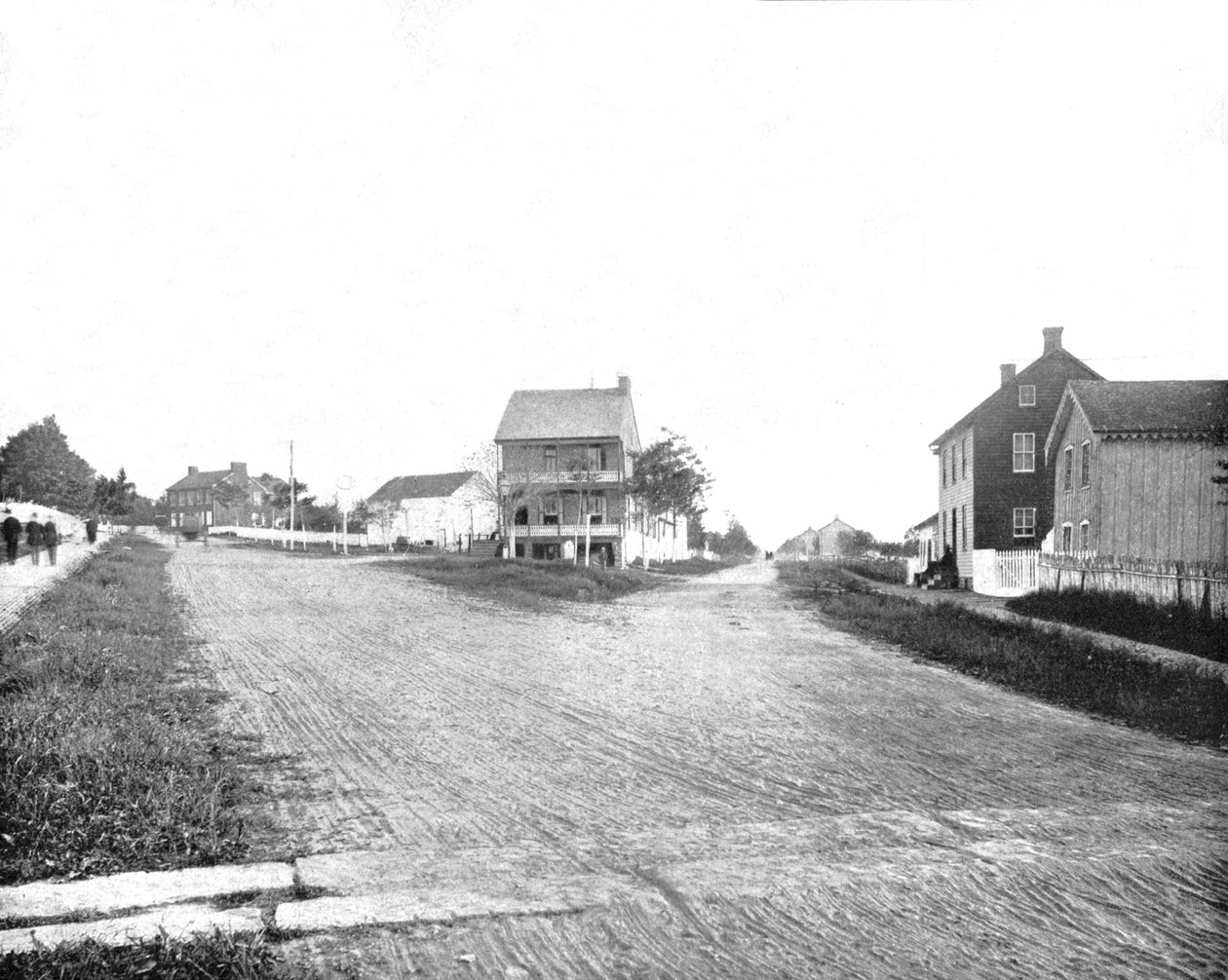 Position innehas av fackliga skarpskyttar i Gettysburg, Pennsylvania, USA, c1900. av Unbekannt