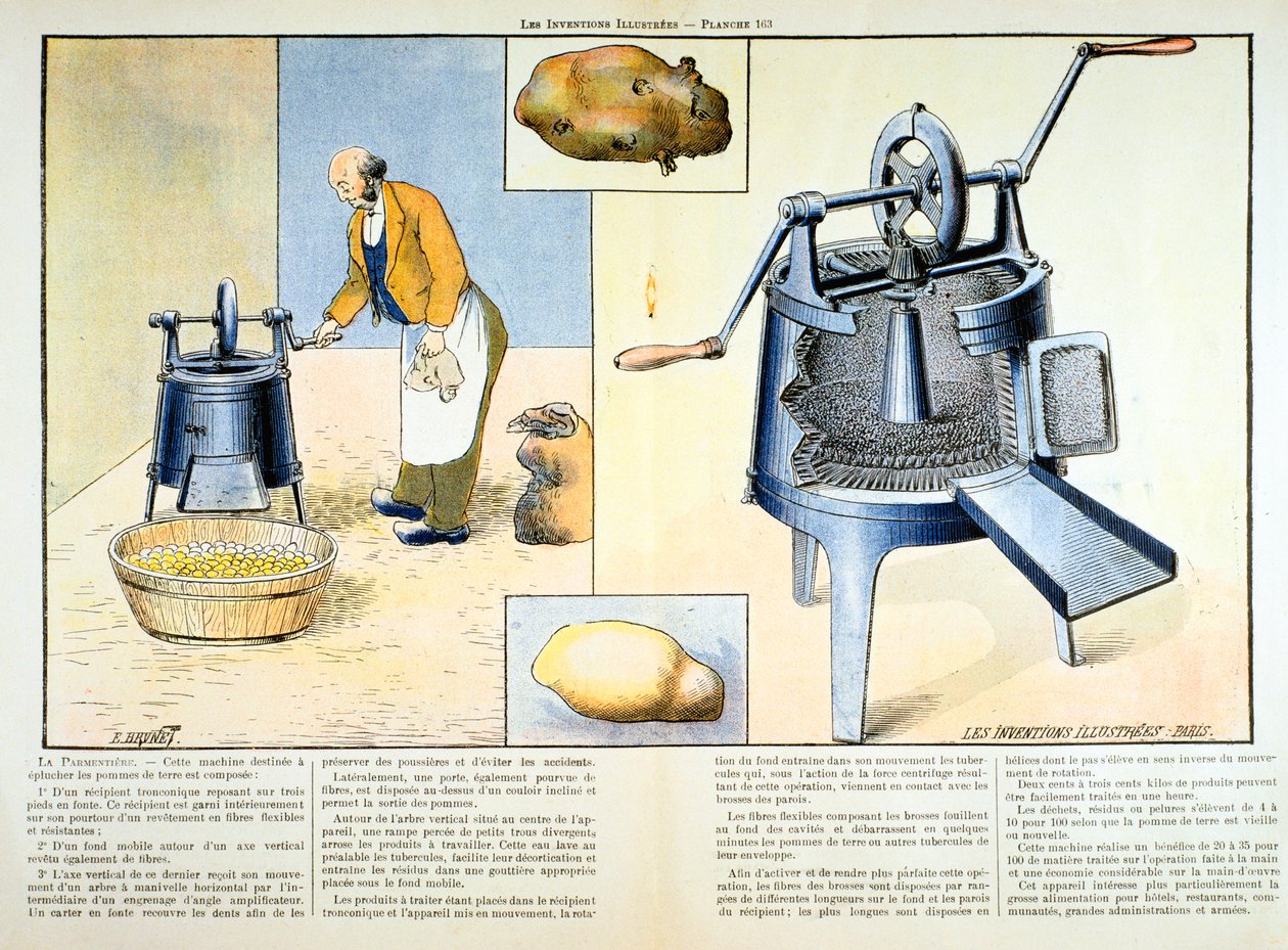 Potatisskalare, 1899 av Unbekannt