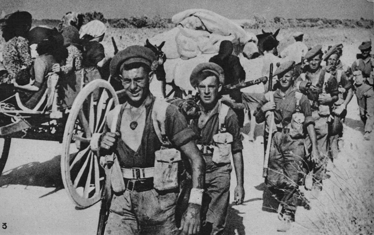 Pressar på från brohuvudet, 1943-44 av Unbekannt