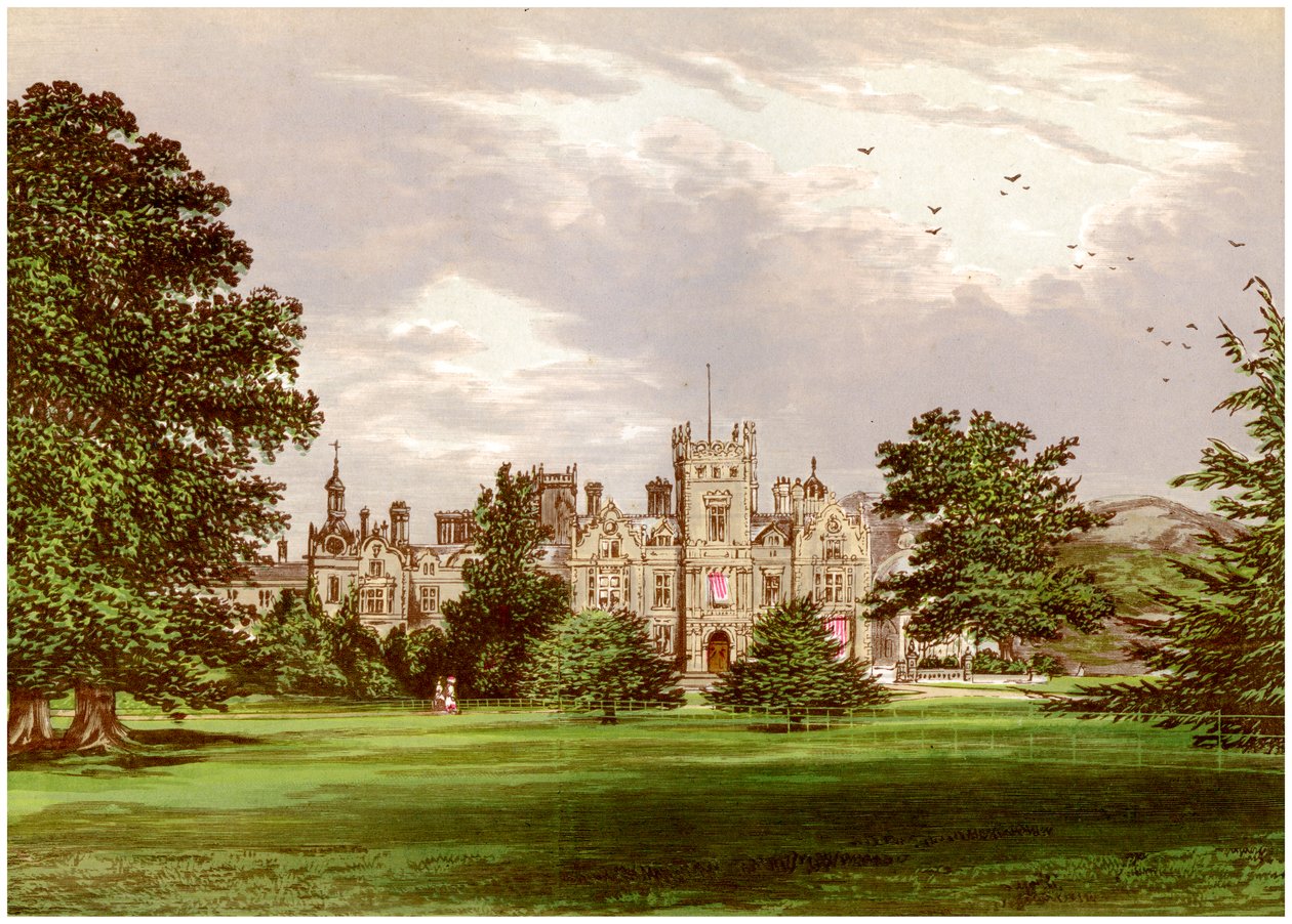 Preston Hall, Kent, hem för familjen Brassey, c1880 av Unbekannt