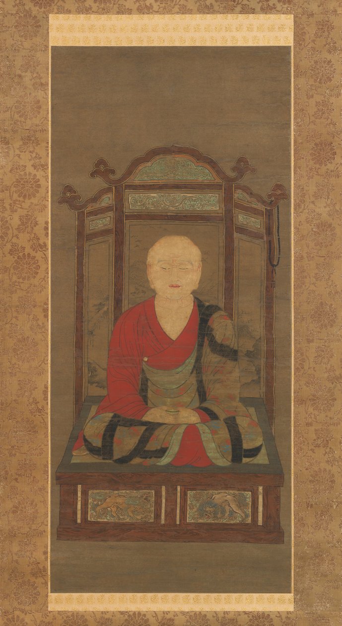 Präst i Meditation, 1400-talet. av Unbekannt