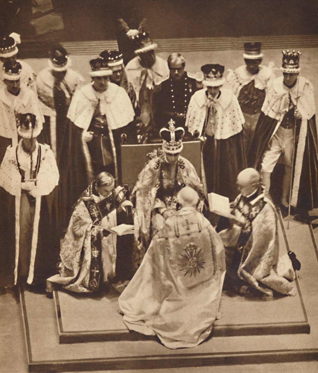 Primate knäböjer vid Kings Knees, 12 maj 1937 av Unbekannt