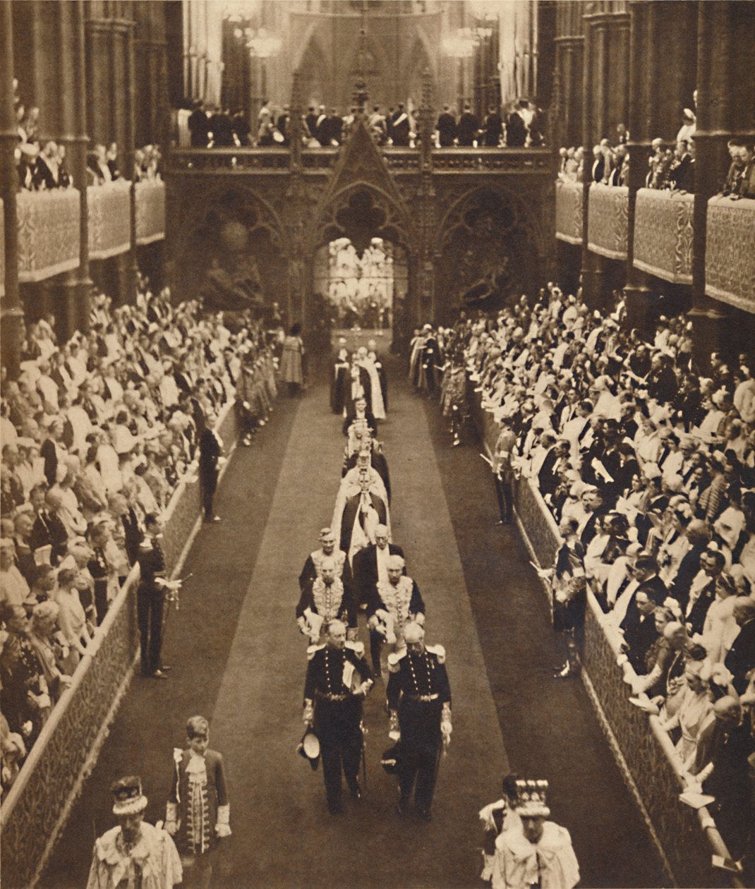 Premiärministrar i klostret den 12 maj 1937 av Unbekannt