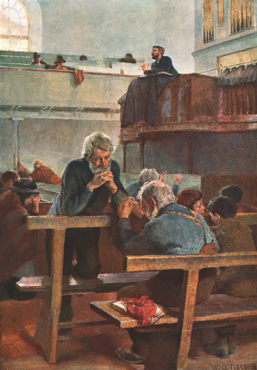 Primitiva metodister vid bön, c1889, c1902. av Unbekannt