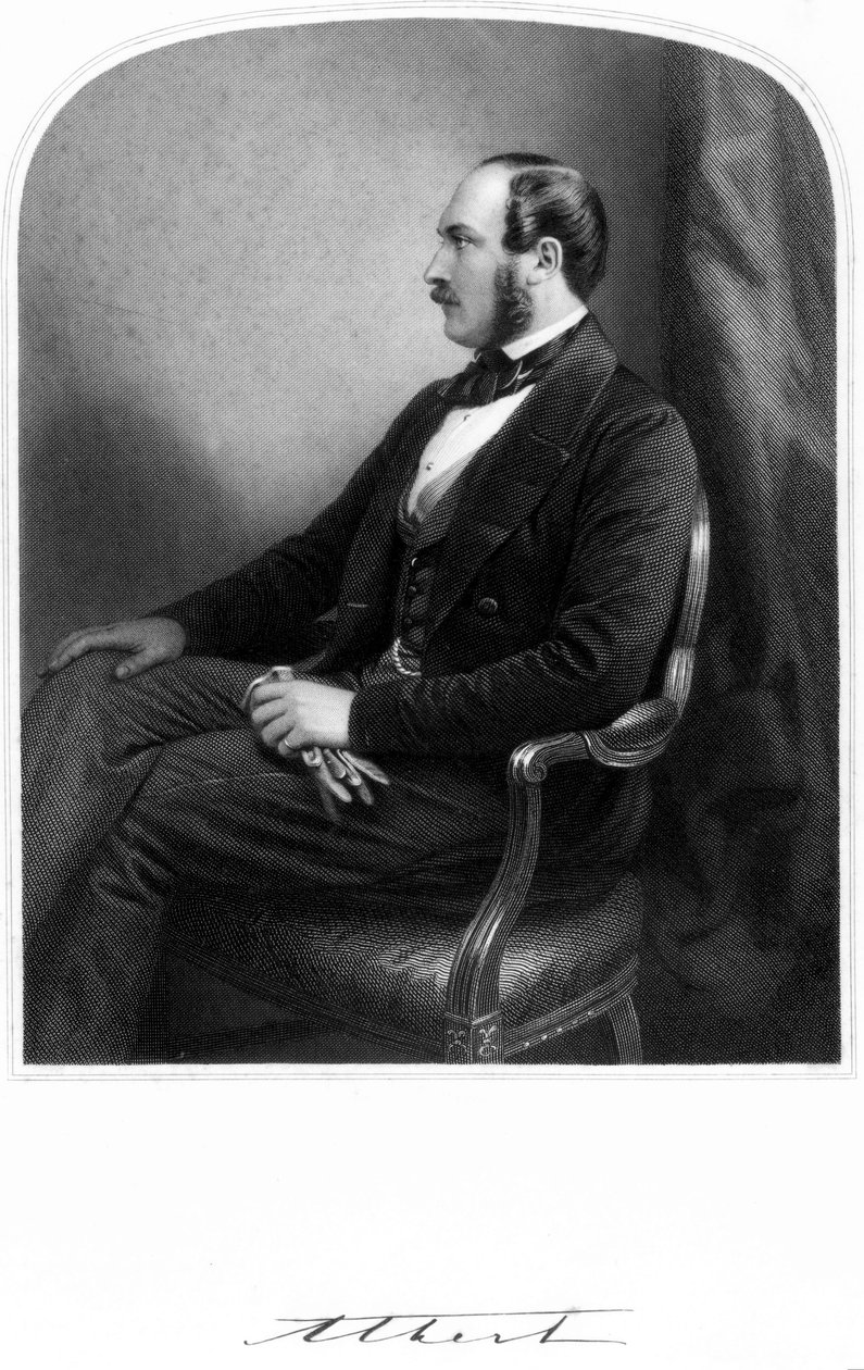 Prins Albert, gemål till drottning Victoria, ca 1850-1859 av Unbekannt