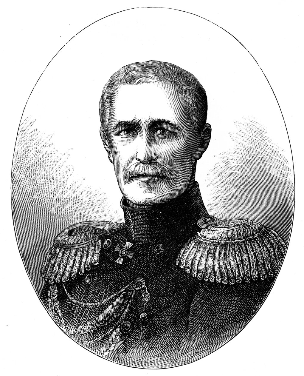 Prins Alexander Sergeevich Menshikov 1787-1867, rysk militärbefälhavare av Unbekannt
