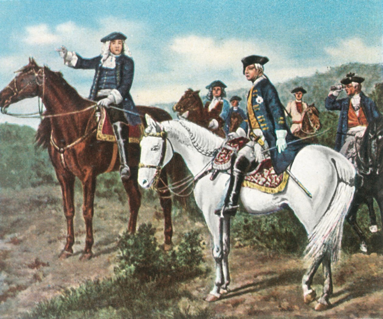 Prins Eugen och kronprins Fredrik, 1734, 1936. av Unbekannt