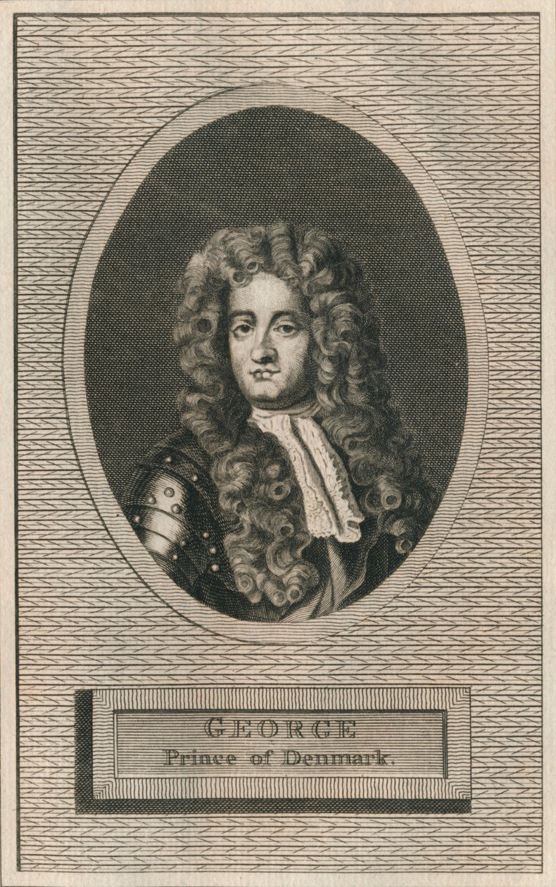 Prins George av Danmark, make till drottning Anne, 1793 av Unbekannt