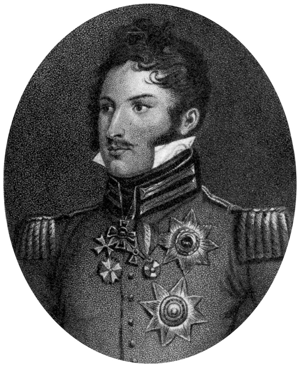 Prins Leopold av Saxe-Coburg-Saalfeld, 1800-talet av Unbekannt