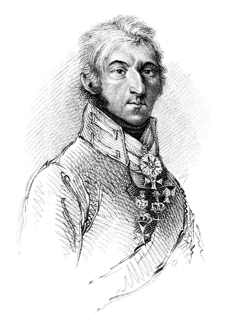 Prins Pyotr Bagration, rysk general av Unbekannt