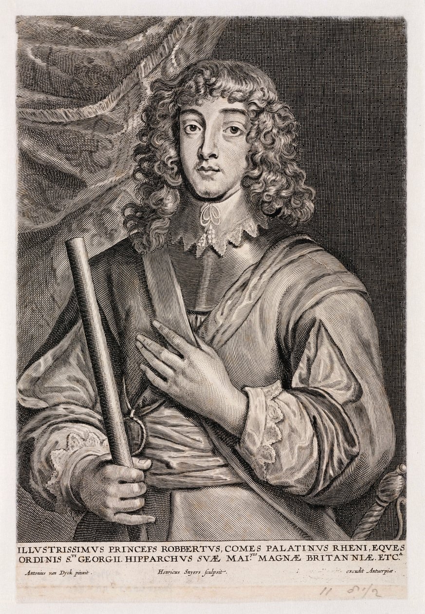 Prins Rupert av Rhen, kavalleriofficer, ca 1640 av Unbekannt