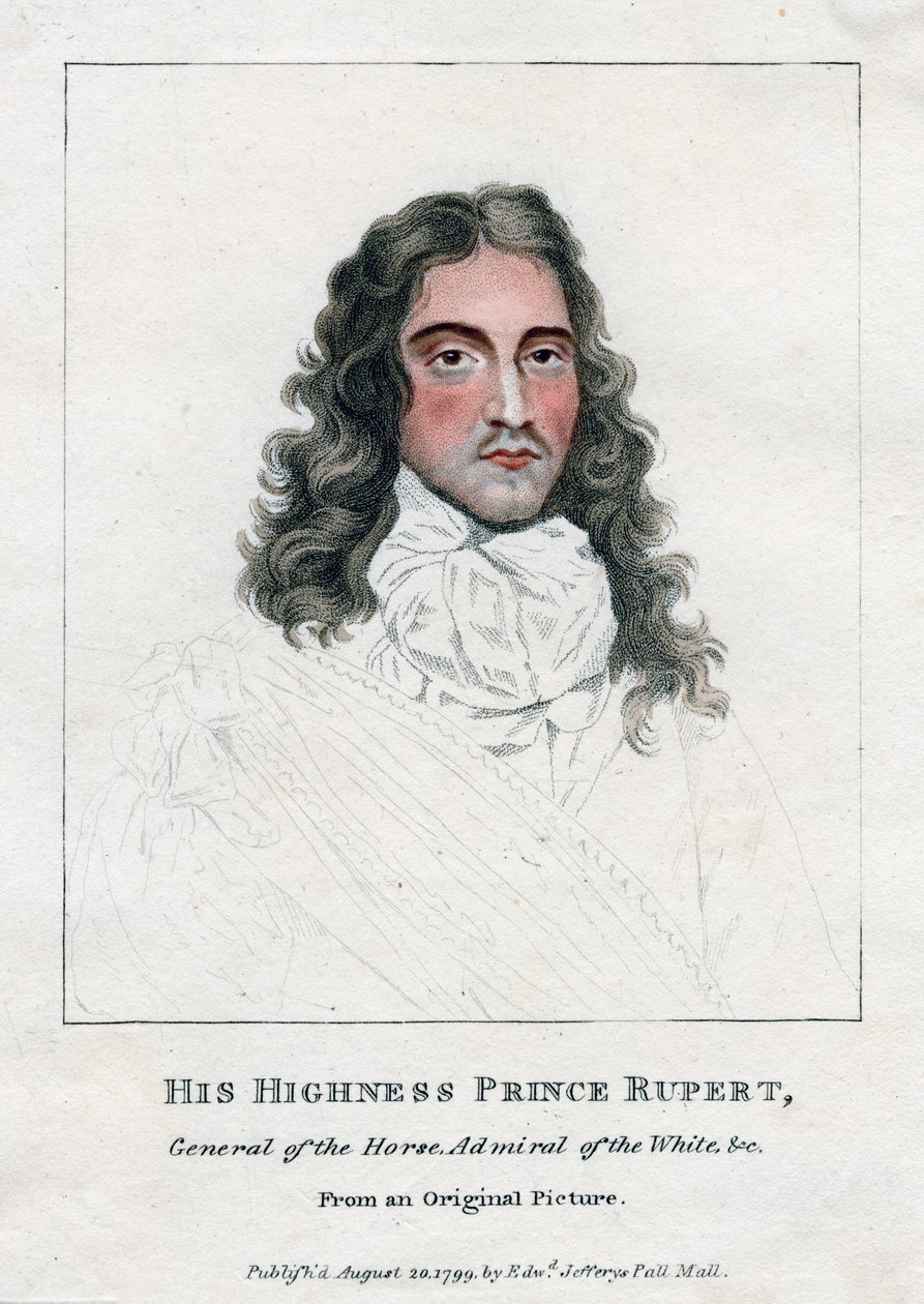 Prins Rupert av Rhen, soldat och uppfinnare, 1799 av Unbekannt