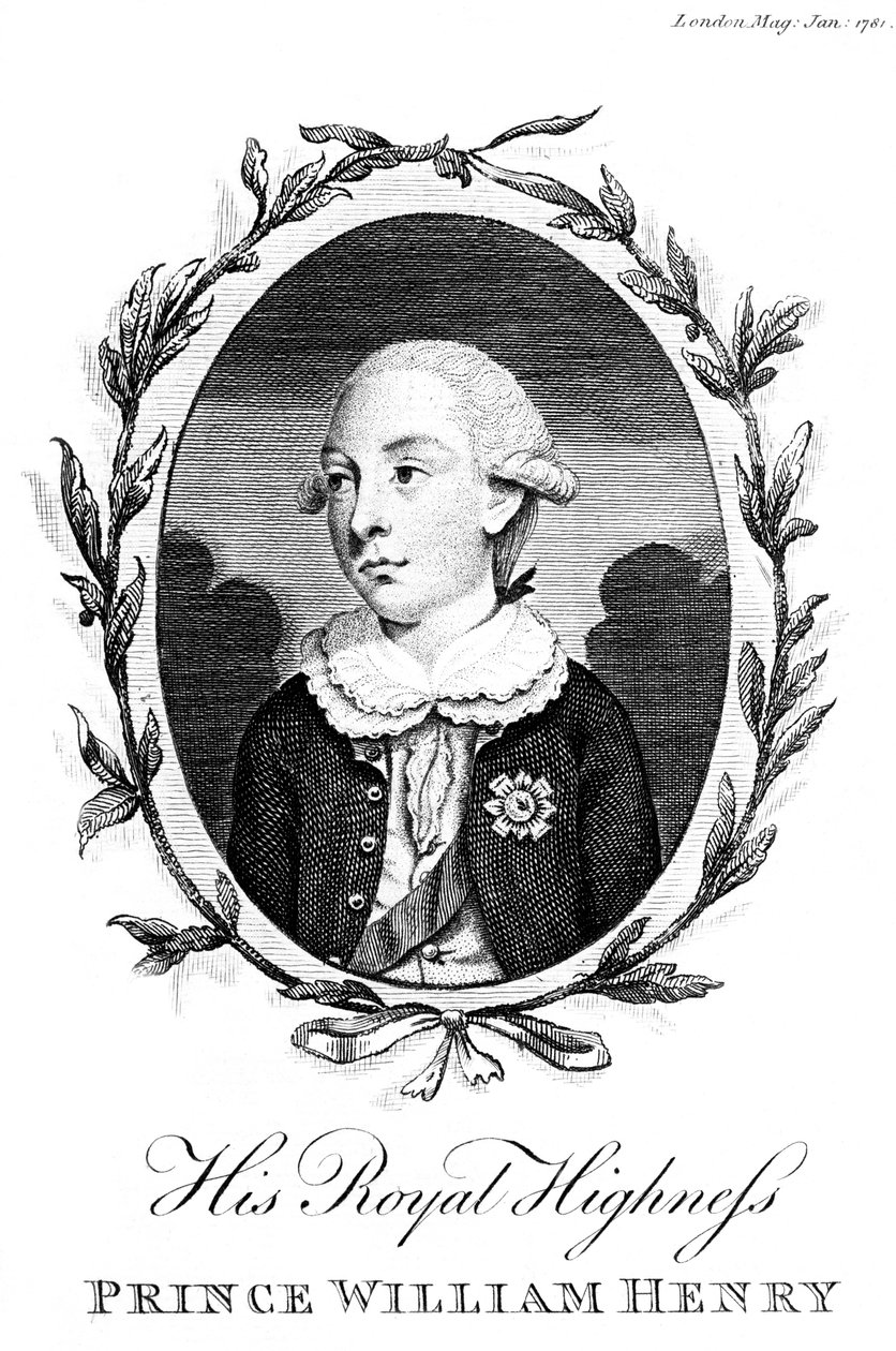 Prins William Henry, tredje son till George III, 1781 av Unbekannt