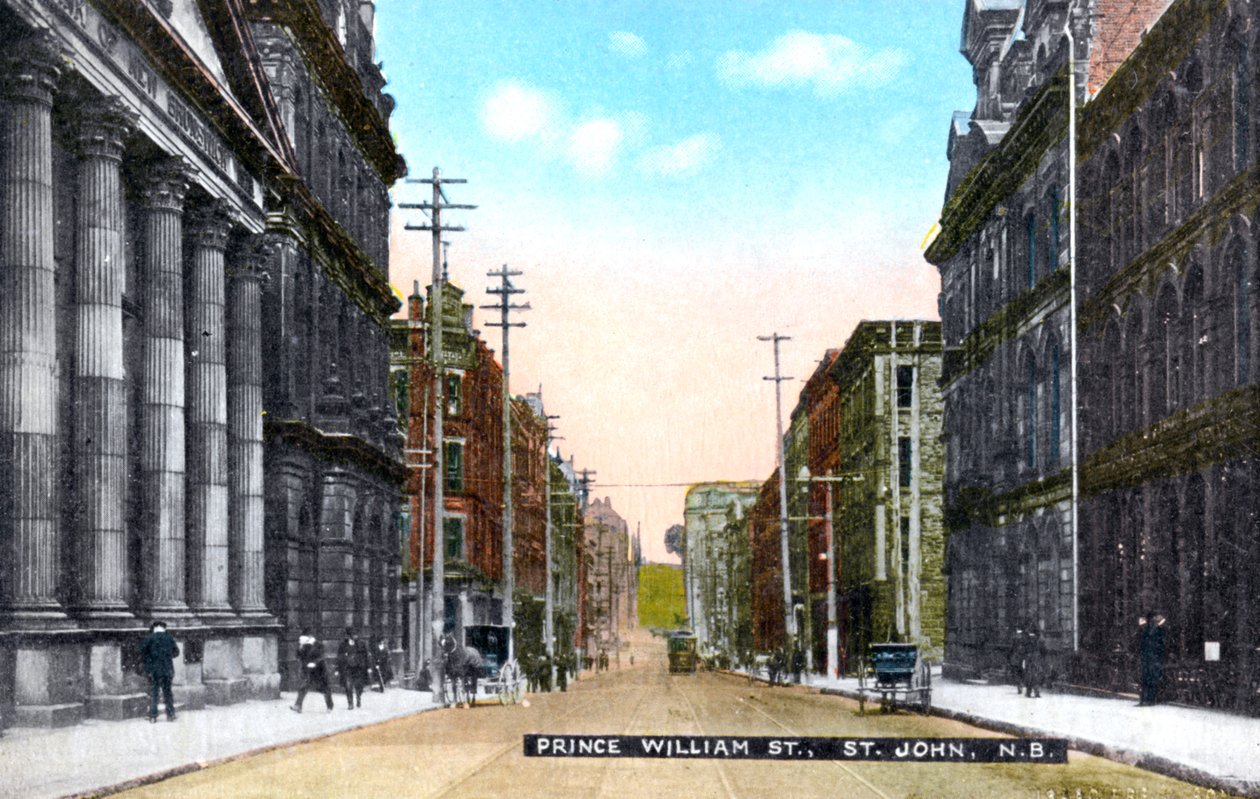 Prince William Street, Saint John, New Brunswick, Kanada, c1900-talet av Unbekannt
