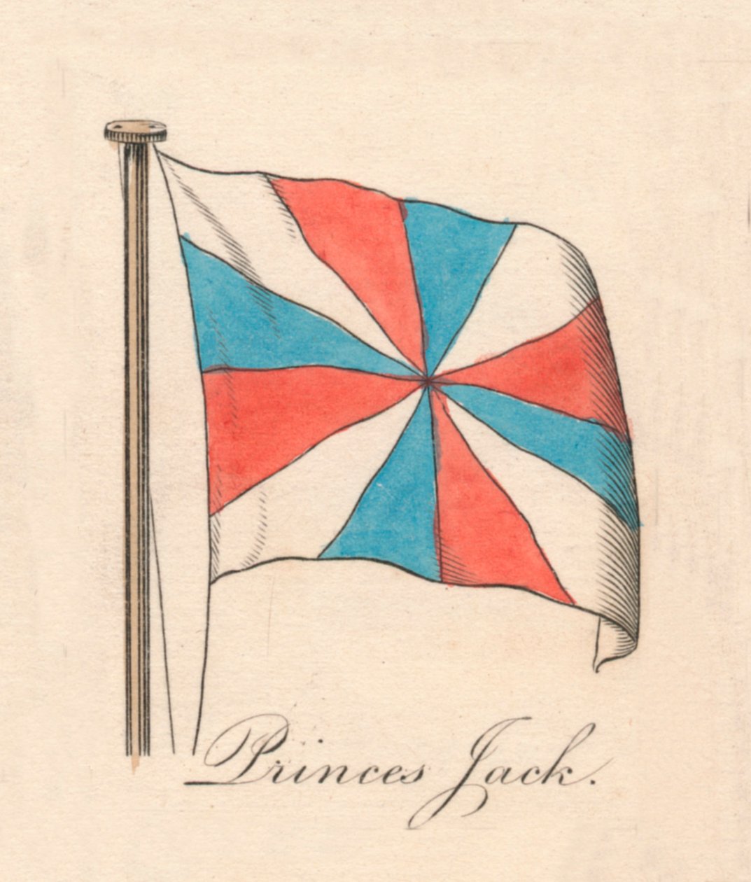 Prinsar Jack, 1838 av Unbekannt