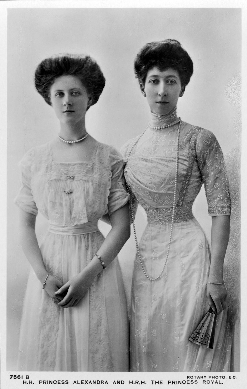 Prinsessan Alexandra och Princess Royal, sent 1900-tal av Unbekannt