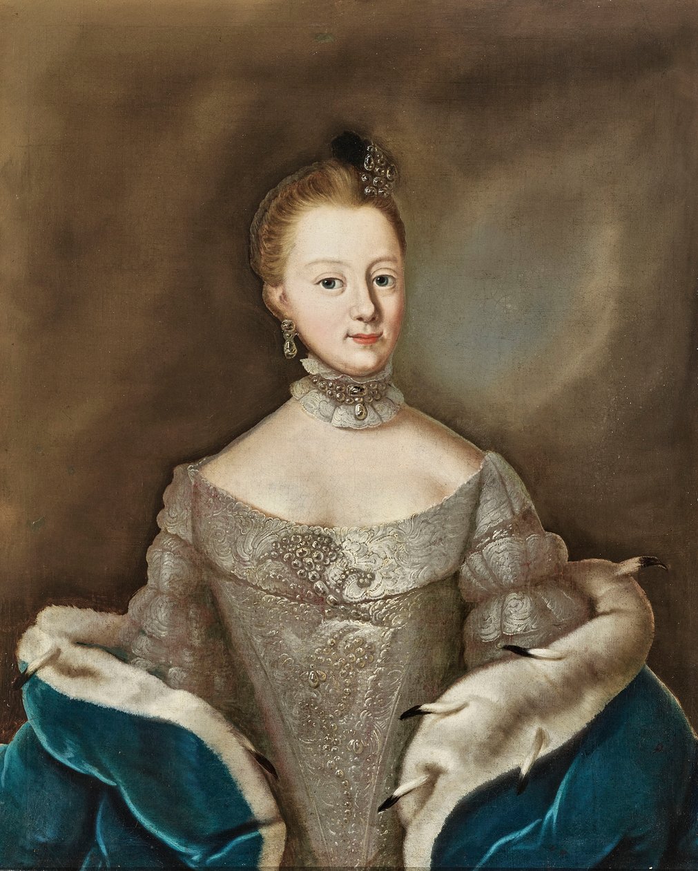 Prinsessan Anna Amalia av Brunswick-Wolfenbüttel 1739-1807, hertiginna..., andra hälften av 1700-talet. av Unbekannt