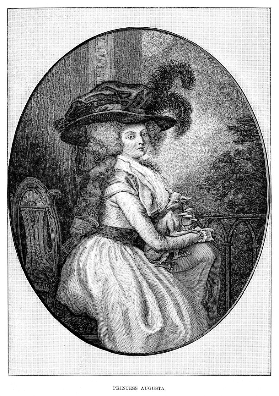 Prinsessan Augusta, andra dotter till George III, 1800-talet av Unbekannt