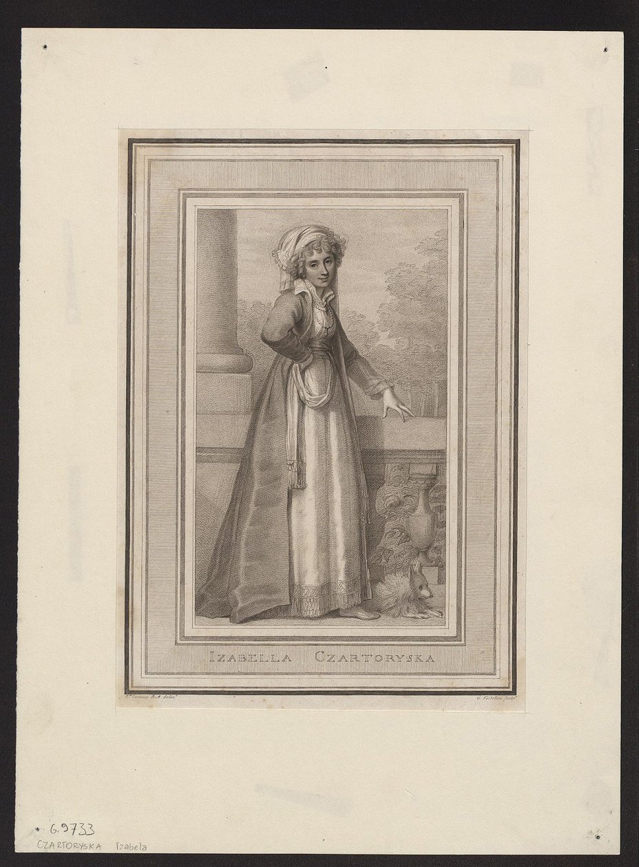 Prinsessan Izabela Czartoryska, född grevinna Fleming 1746-1835, 1700-talet av Unbekannt