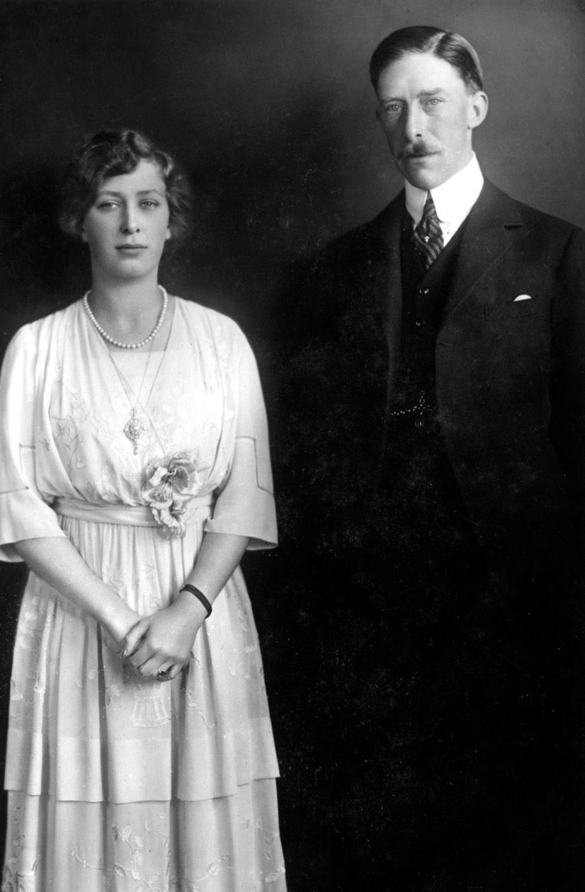 Prinsessan Mary 1897-1965 och Viscount Lascelles 1882-1947, c1920-talet av Unbekannt