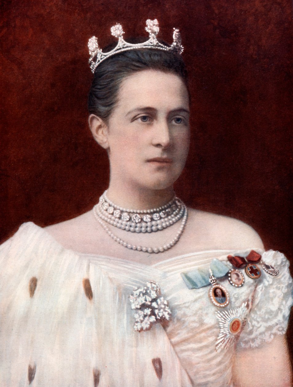 Prinsessan Olga Konstantinovna av Ryssland, sent 1800-tidigt 1900-tal av Unbekannt