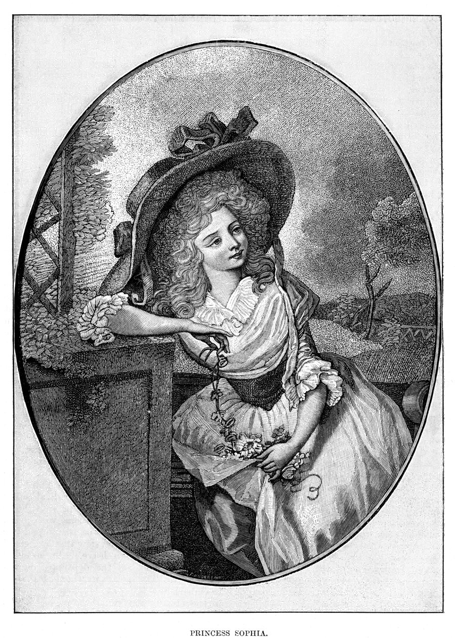 Prinsessan Sophia, femte dotter till George III, 1800-talet av Unbekannt