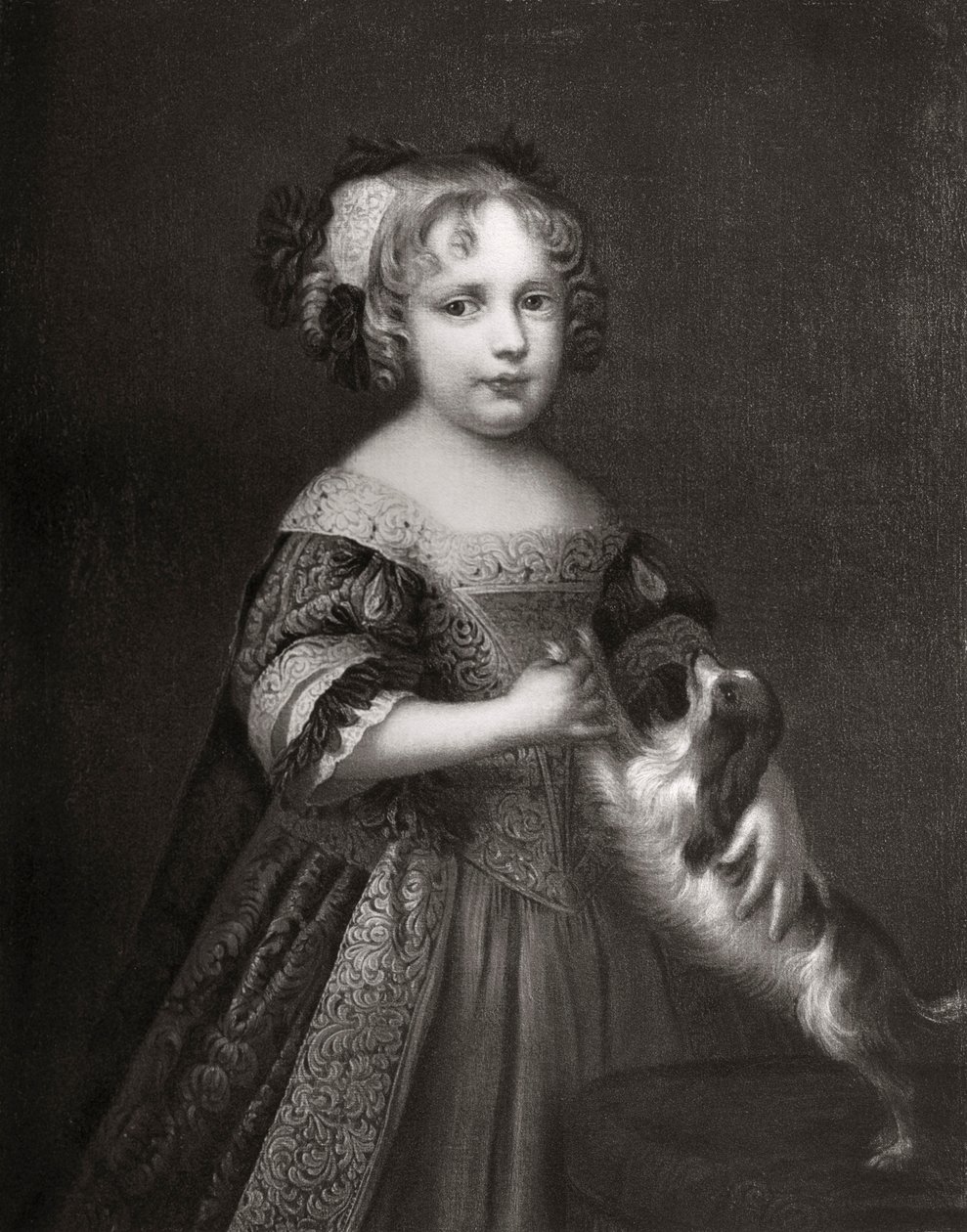 Prinsessan senare drottning Anne, c1670-1675 1906 av Unbekannt