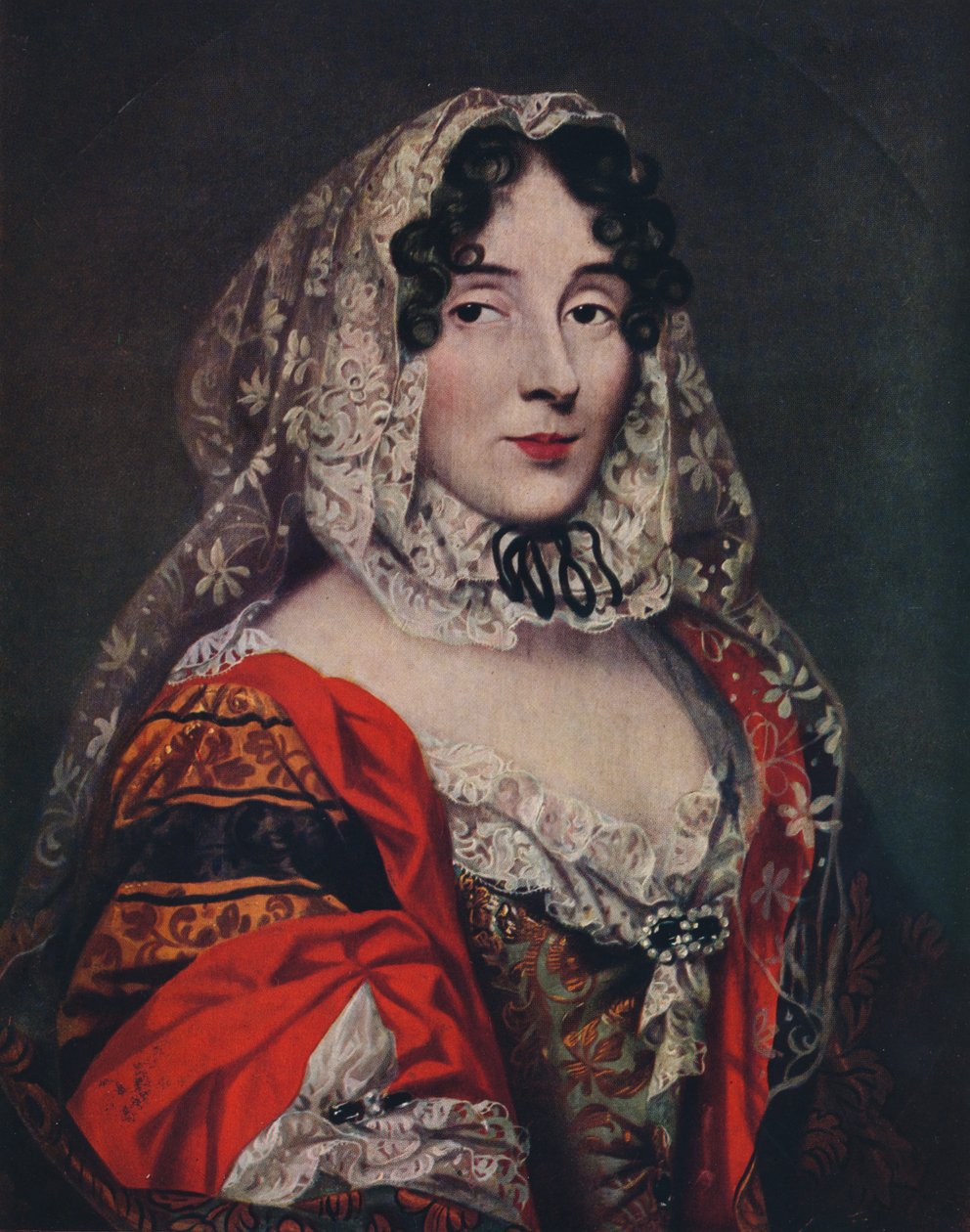 Prinsessan av Ursins, Anne Marie de La Tremoille, c1670, 1939 av Unbekannt